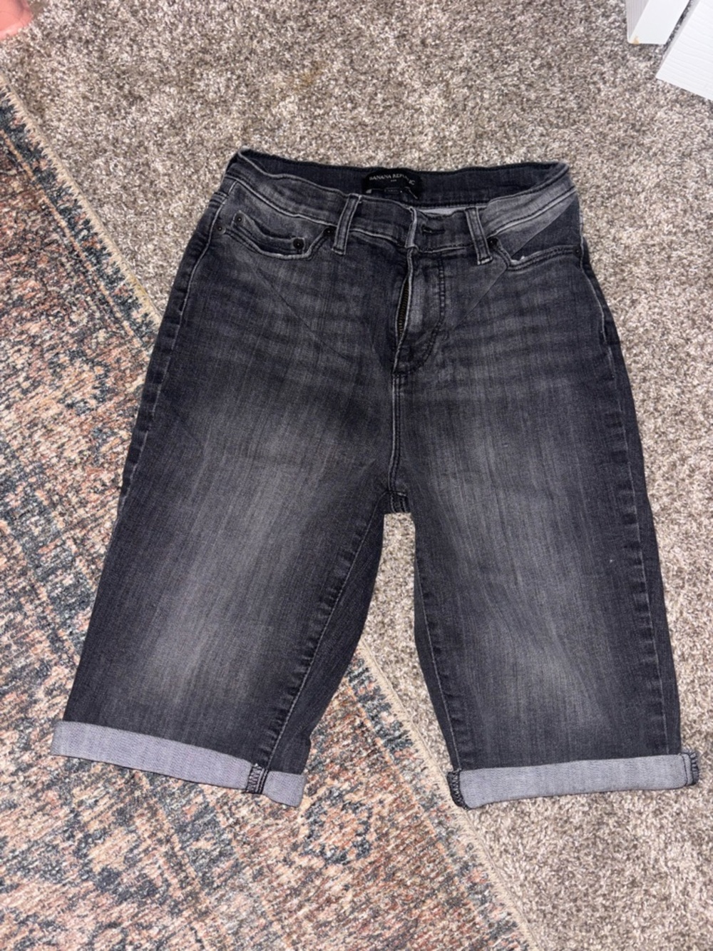 Banana Republic Dark Wash Denim Jean Shorts